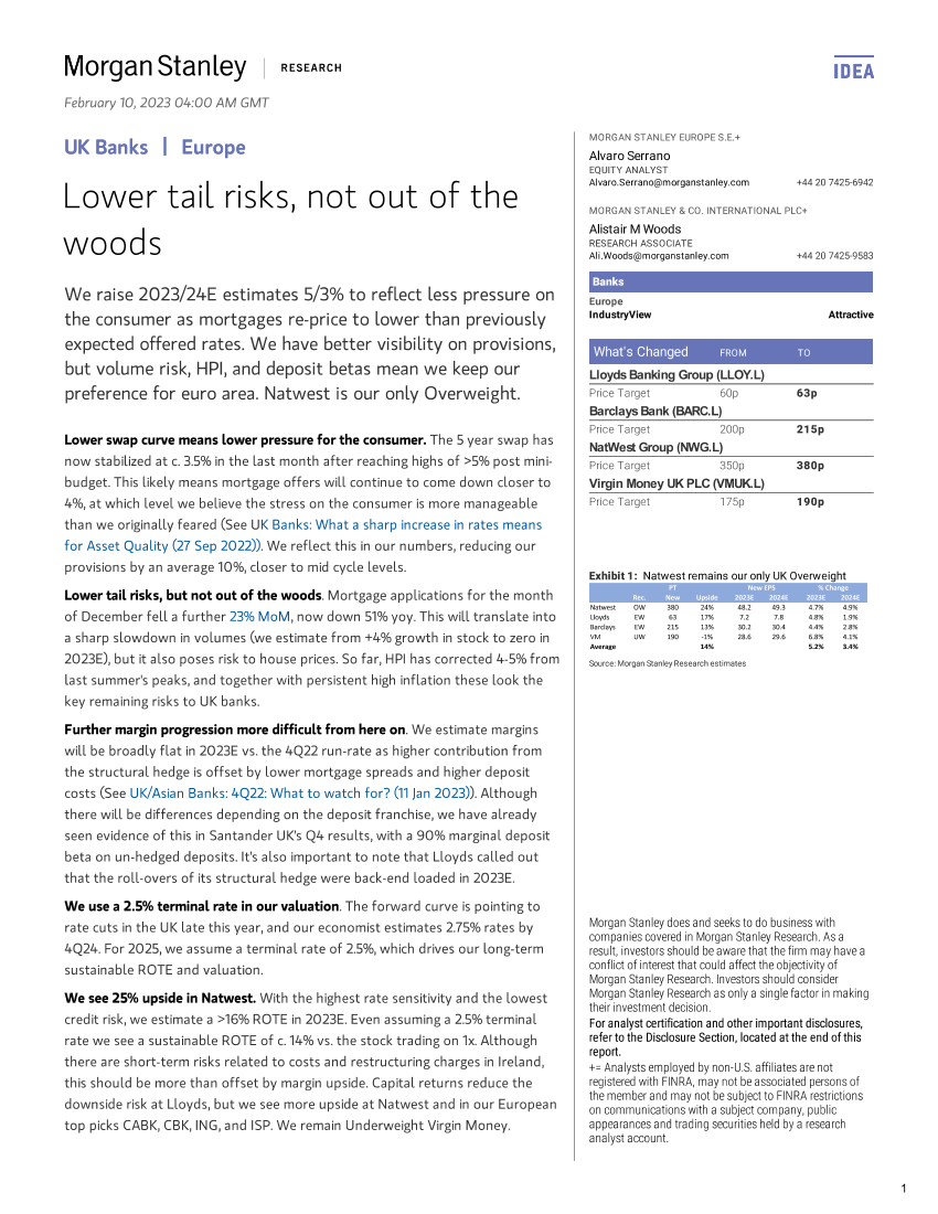 Morgan Stanley-UK Banks Lower tail risks, not out of the woods-Morgan Stanley-UK Banks Lower tail risks, not out of the woods-_1.png